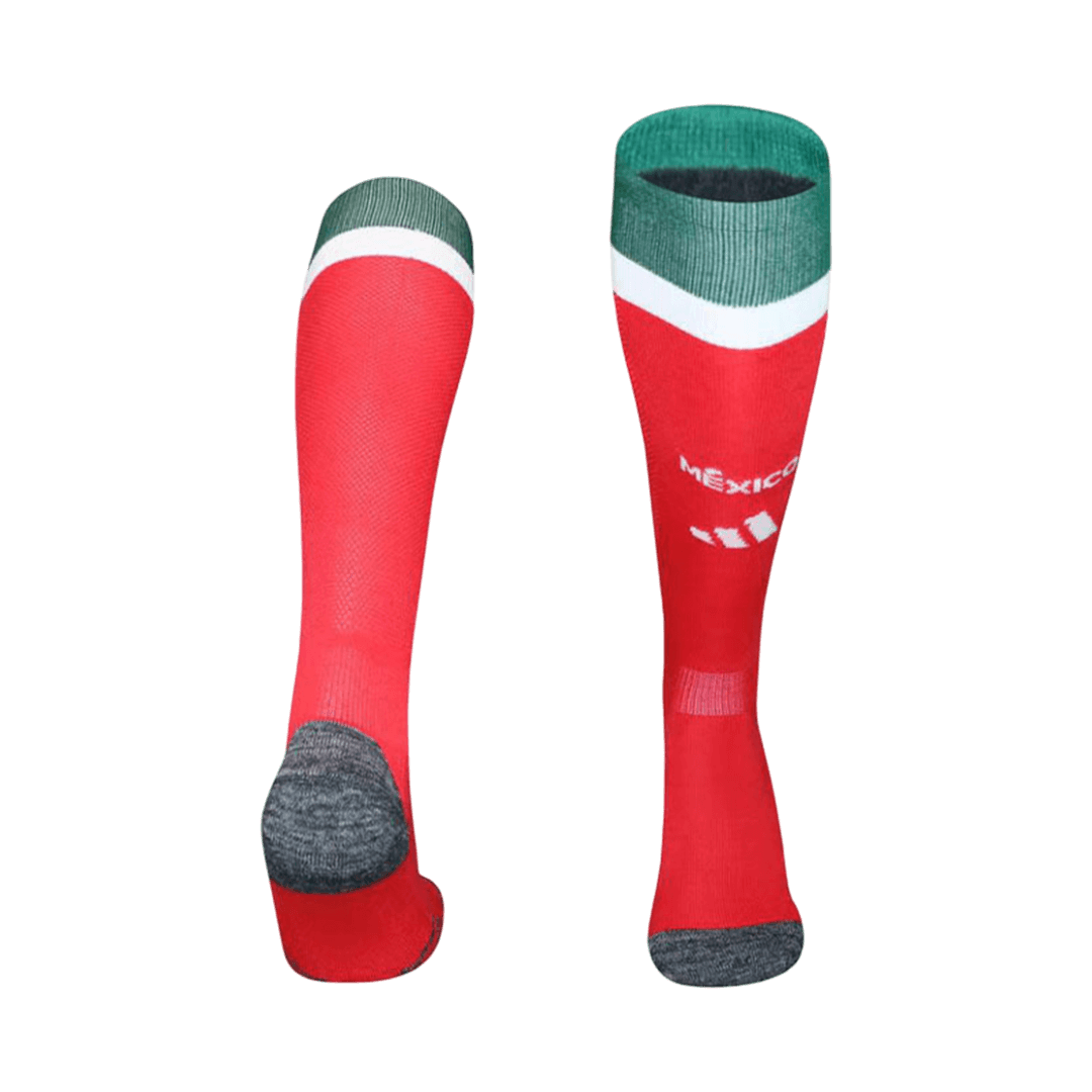 Mexico Mens Home Soccer Socks World Cup 2026 Red [PREMIUM]