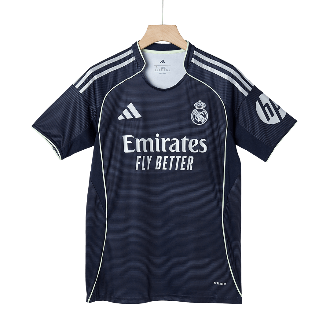 TCHOUAMENI #14 Real Madrid Mens Away Soccer Jersey 2025/26 Navy [PREMIUM]