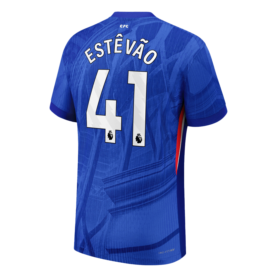 ESTÊVÃO #41 Chelsea Mens Home Soccer Jersey 2025/26 Blue - Player Version