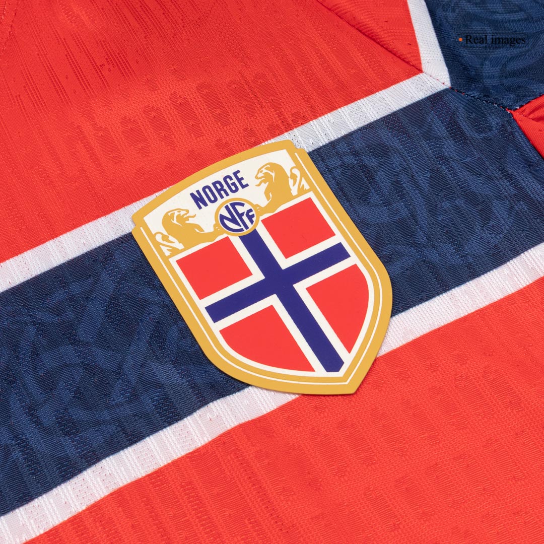 Norway Mens Home Soccer Jersey World Cup 2026 Red - Player Version