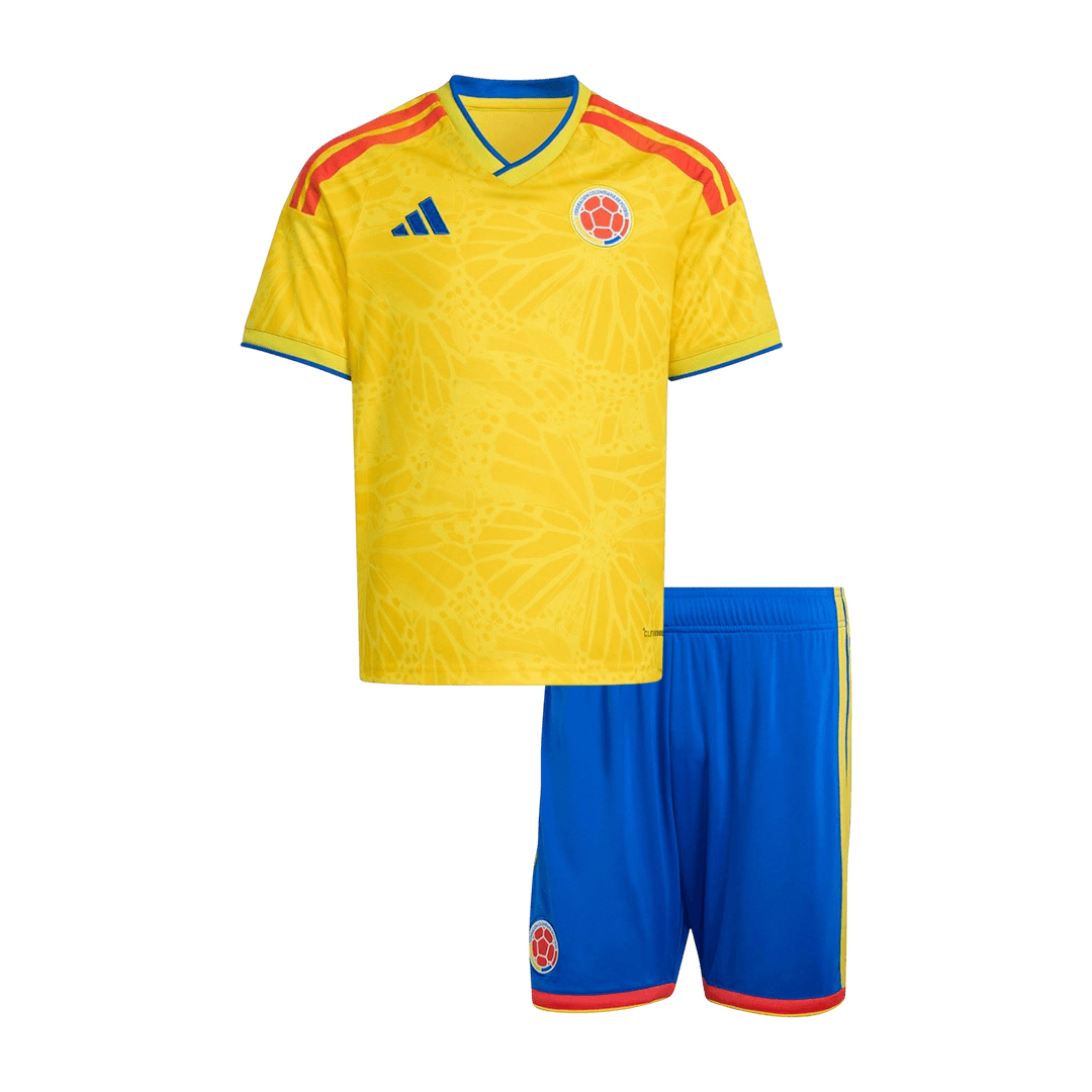 Colombia Kids Home Soccer Kit World Cup 2026 Yellow