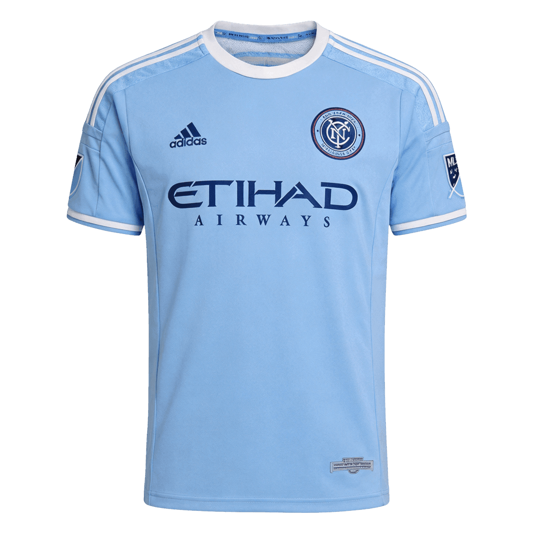 Retro New York City Mens Home Soccer Jersey 2015 Blue