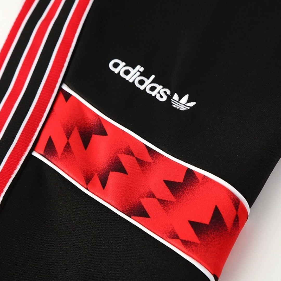 Manchester United Mens Training Tracksuit Kit 2025/26 Red&Black