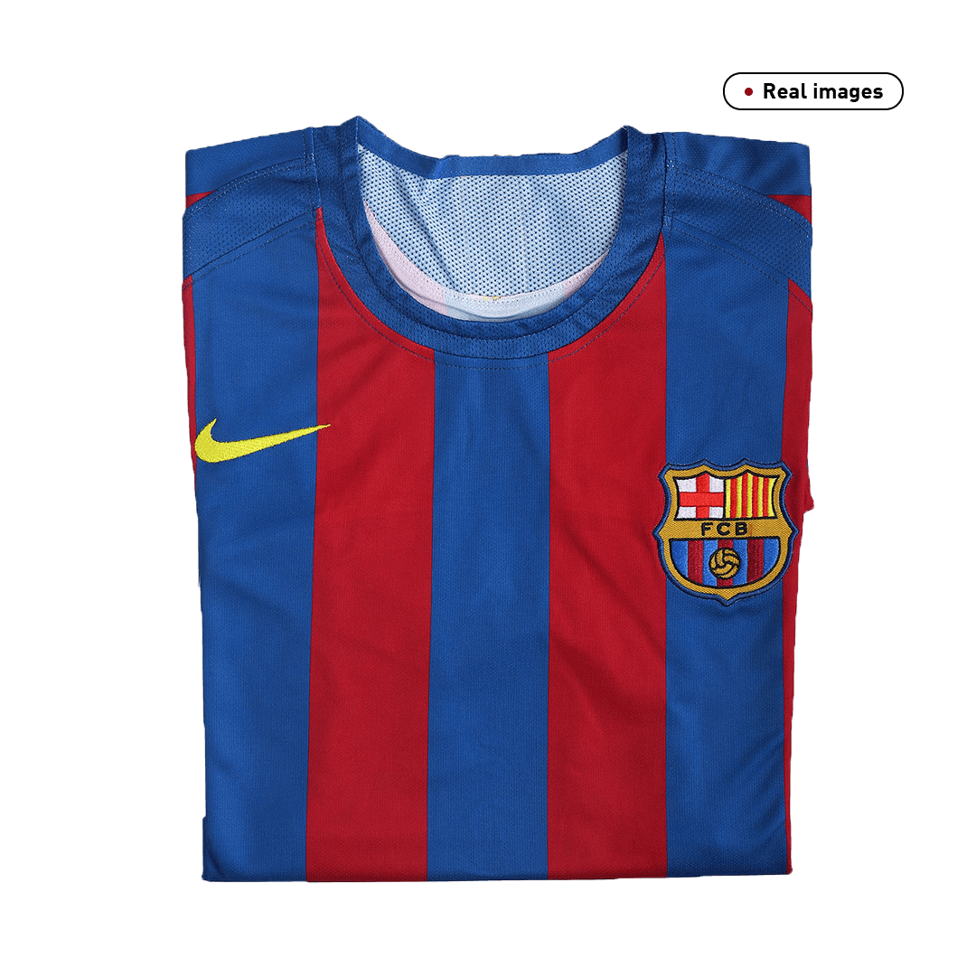 Retro MESSI #30 Barcelona Mens Home Soccer Jersey UCL Final UCL 2005/06