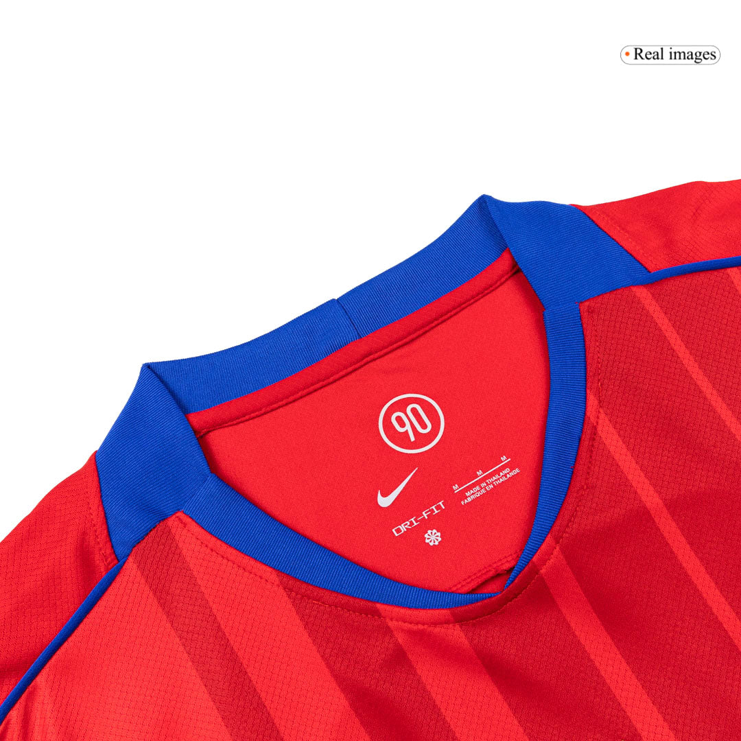 PSG Mens Third Away Soccer Jersey 2025/26 Red