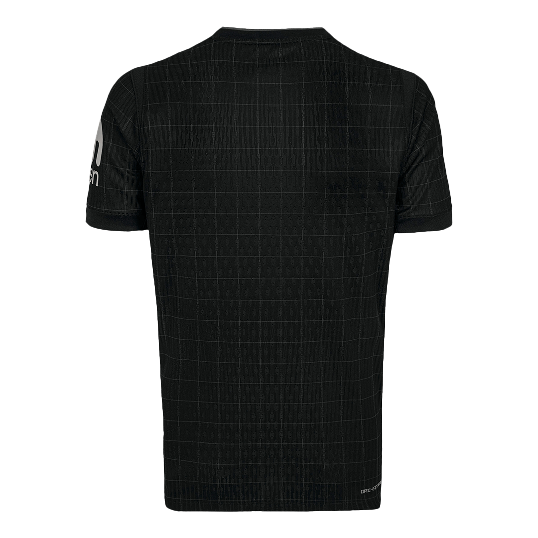 Tottenham Hotspur Mens Away Soccer Jersey 2025/26 Black - Player Version