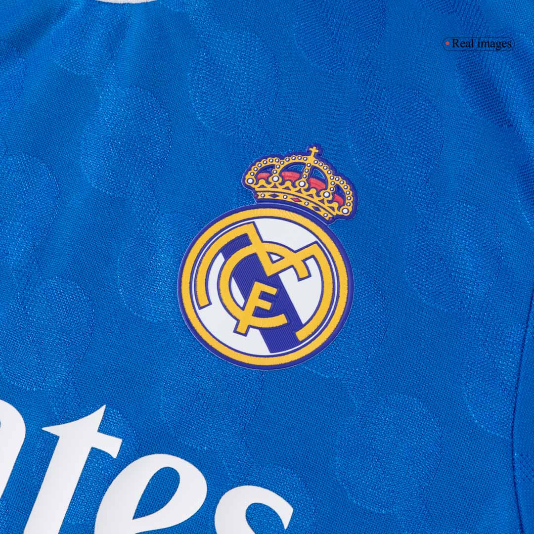 TCHOUAMENI #14 Real Madrid Mens Third Away Soccer Jersey 2025/26 Blue - Player Version