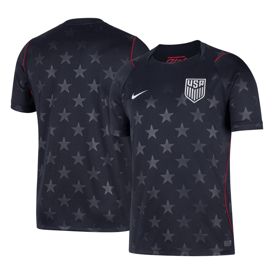 USA Mens Away Soccer Jersey World Cup 2026 Black