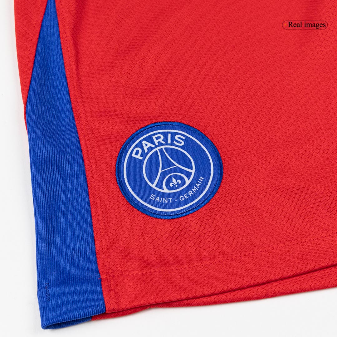 PSG Mens Third Away Soccer Shorts 2025/26 Red