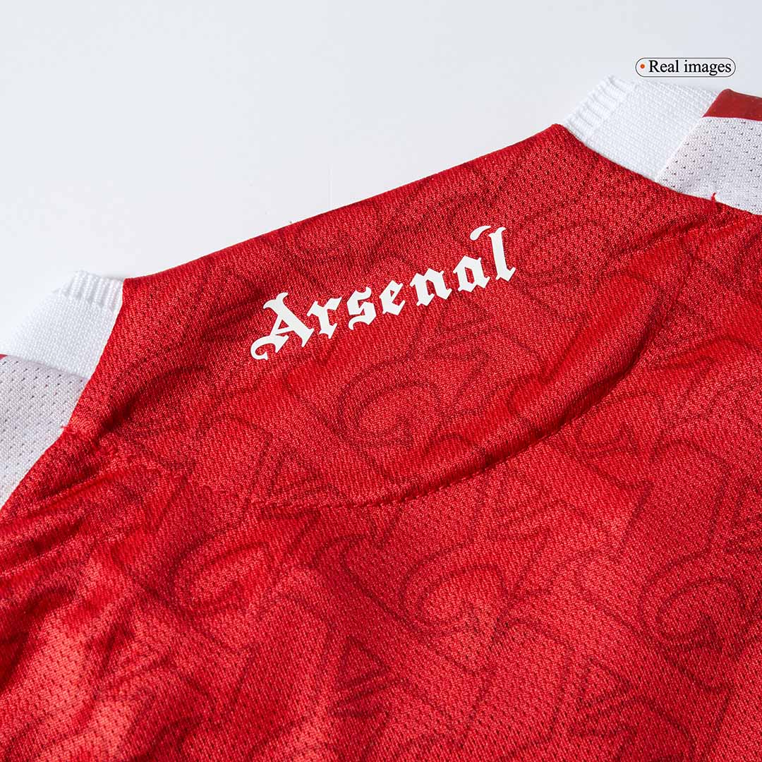 SAKA #7 Arsenal Mens Home Soccer Jersey 2025/26 Red - Player Version