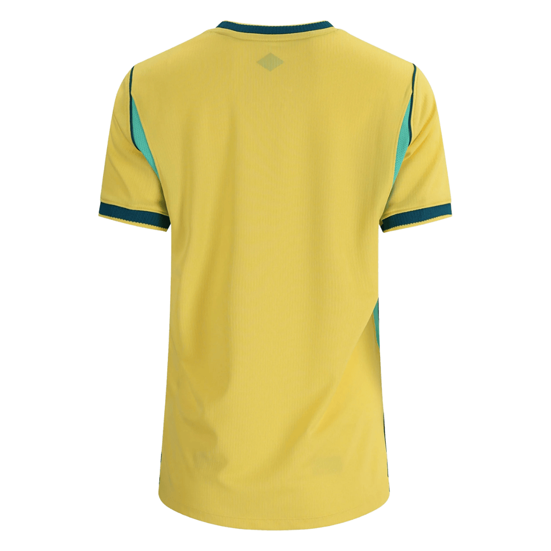 Brazil Womens Home Soccer Jersey World Cup 2026 Yellow