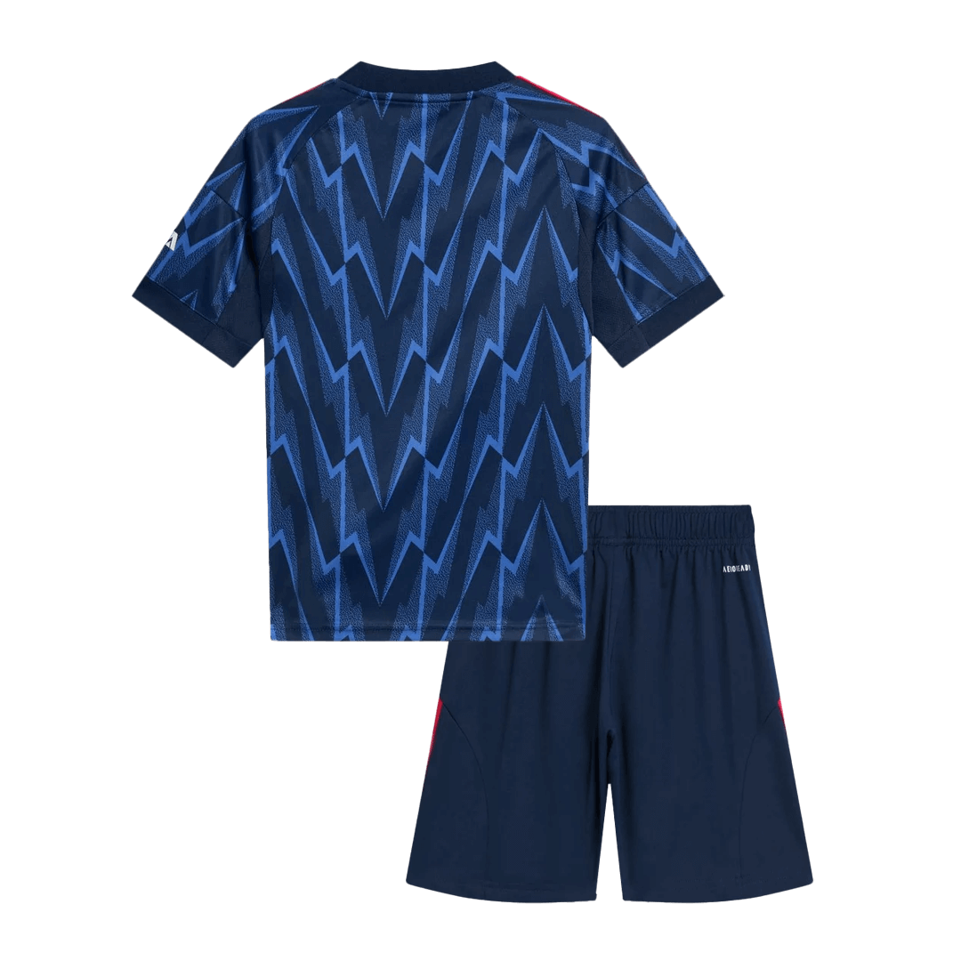 Arsenal Kids Away Soccer Kit 2025/26 Blue