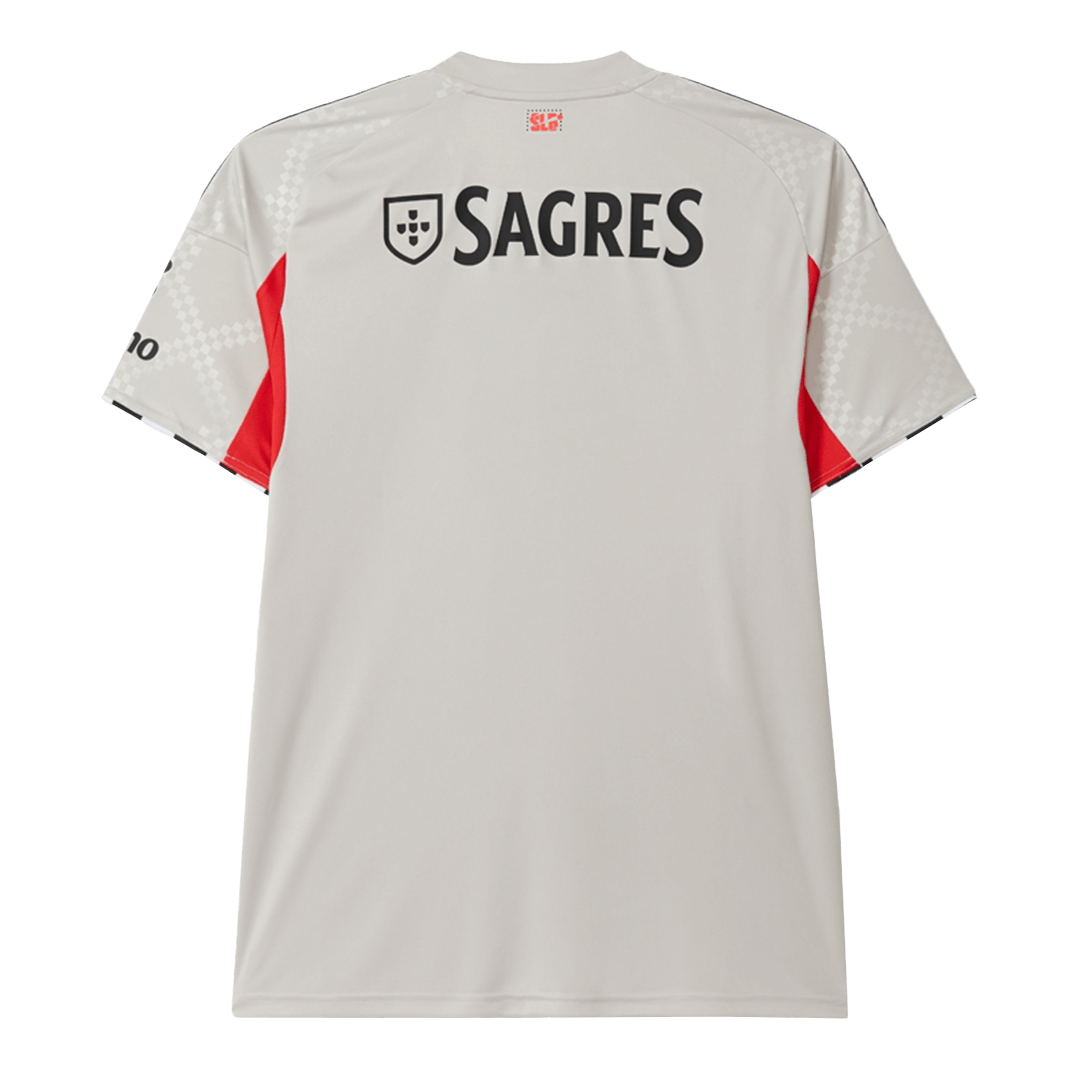 Benfica Mens Away Soccer Jersey 2025/26 Beige