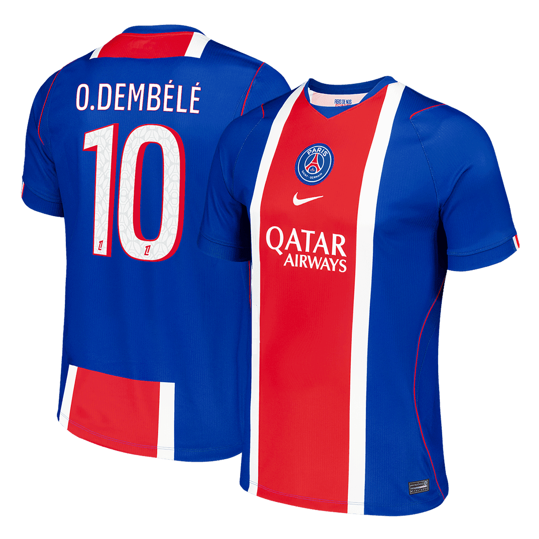O.DEMBÉLÉ #10 PSG Mens Home Soccer Jersey 2026/27 Old Royal