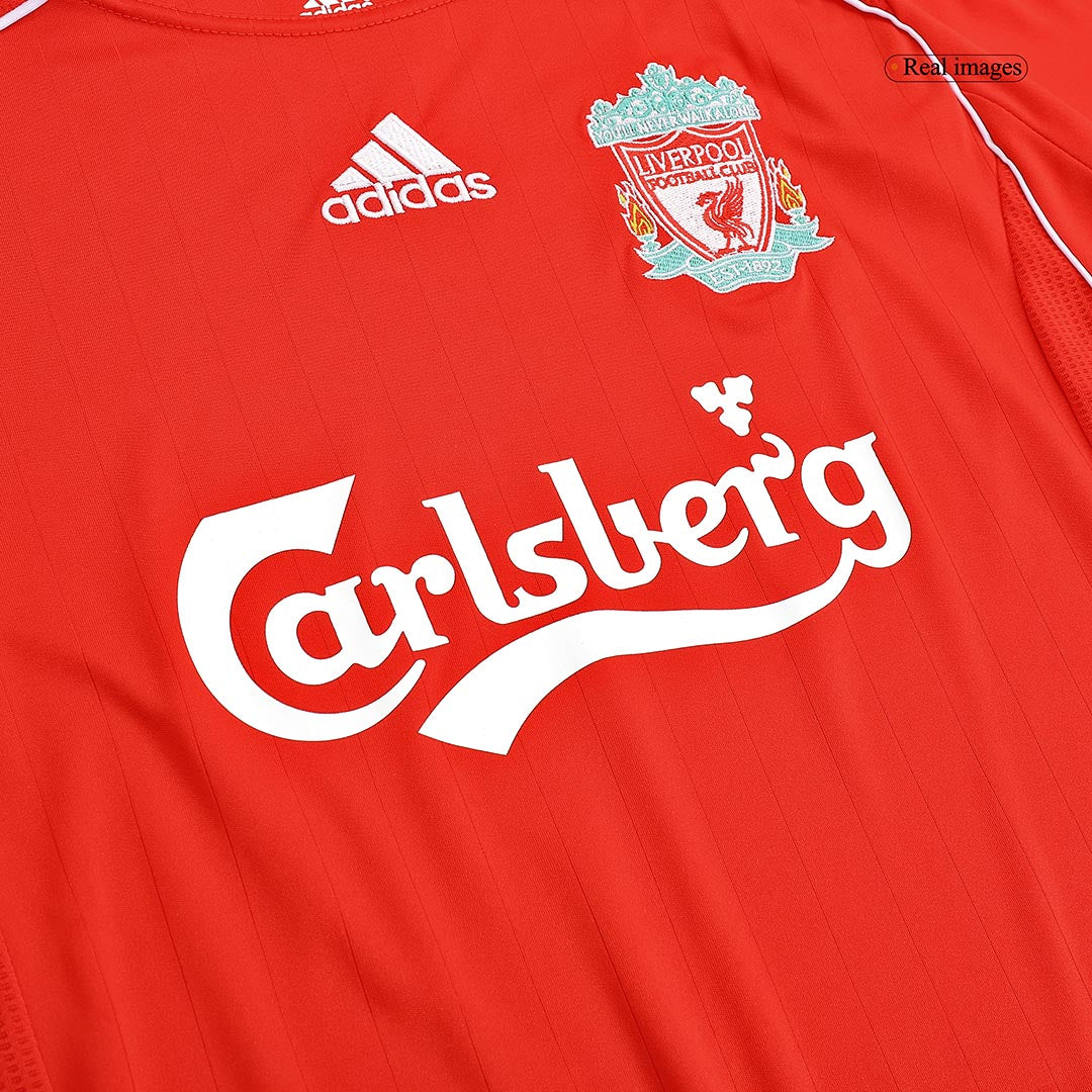 Retro Liverpool Mens Home Soccer Jersey 2006/07 Red
