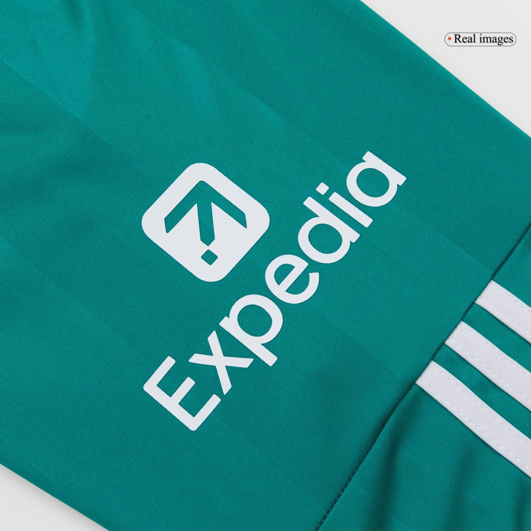 Liverpool Mens Third Away Long Sleeve Soccer Jersey 2025/26 Green