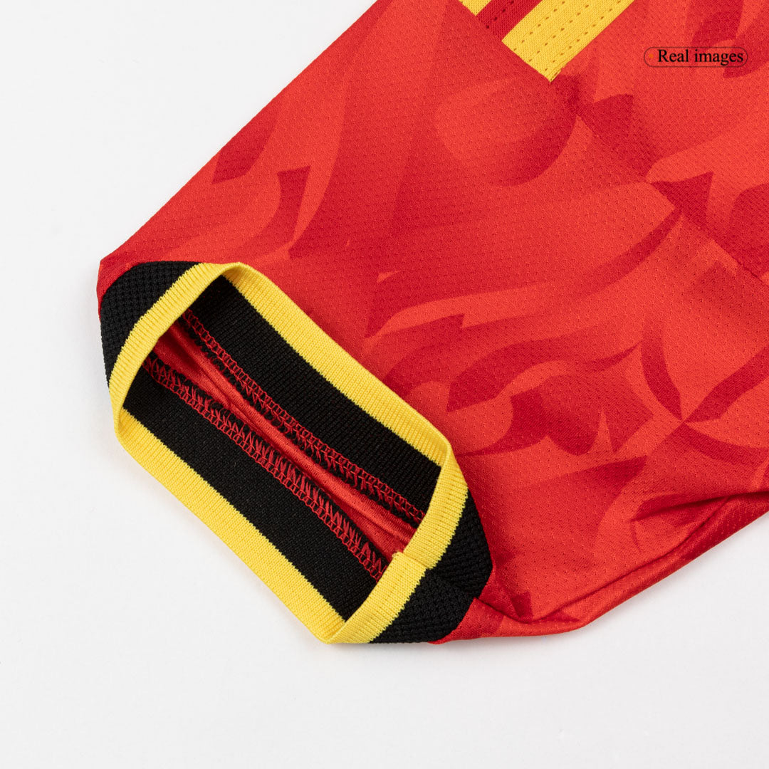 DE BRUYNE #7 Belgium Mens Home Soccer Jersey World Cup 2026 Red - Player Version