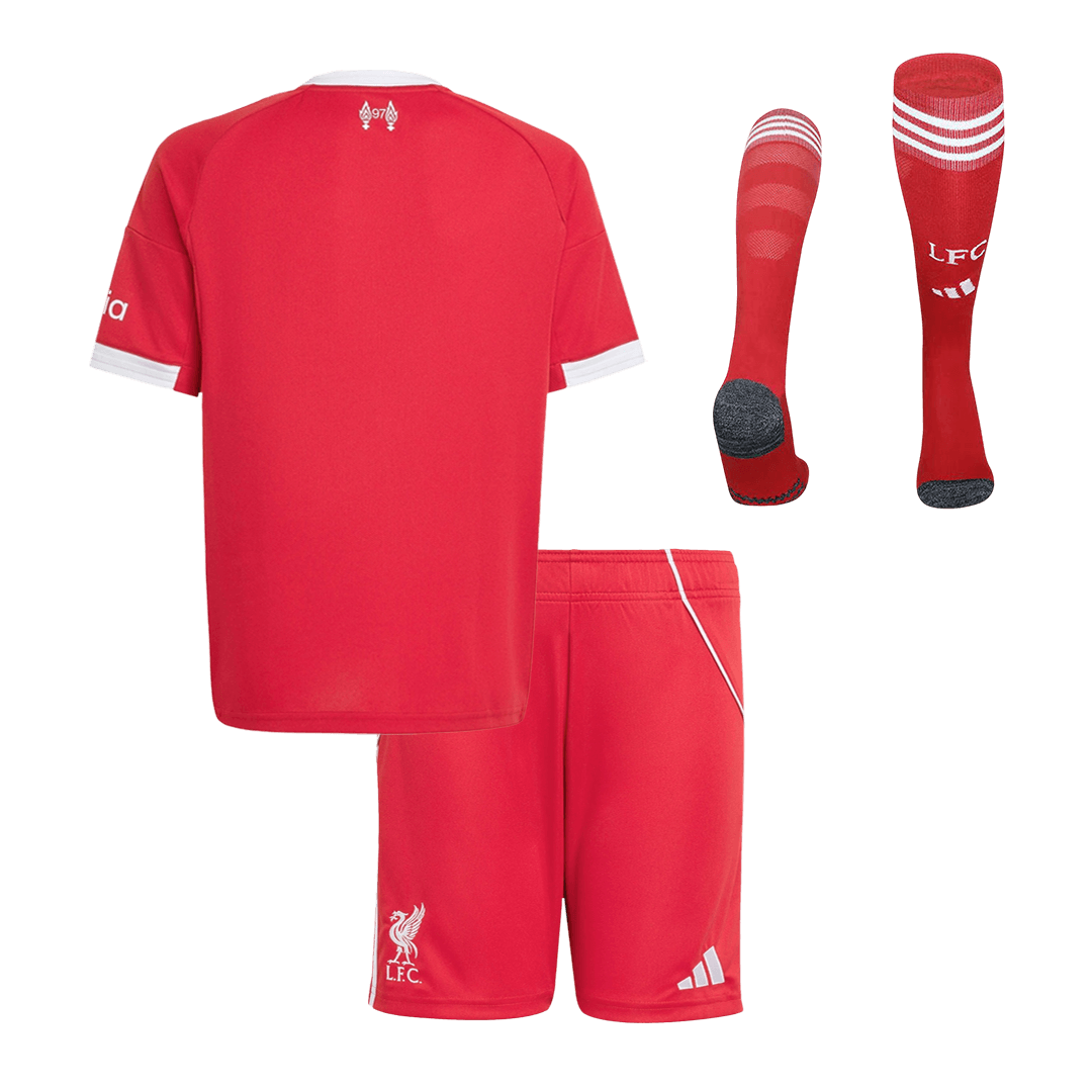 Liverpool Kids Home Soccer Full Set 2025/26 Red