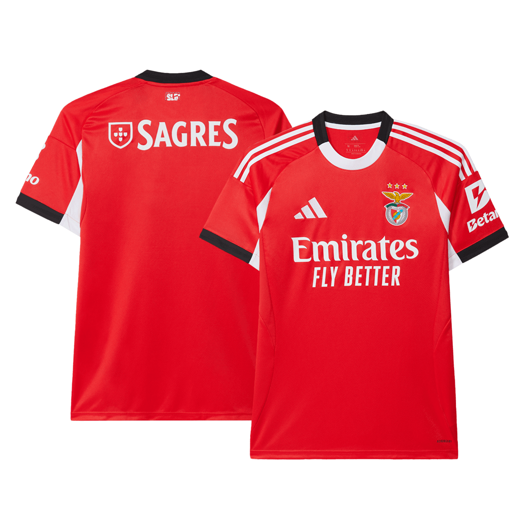 Benfica Mens Home Soccer Jersey 2025/26 Red