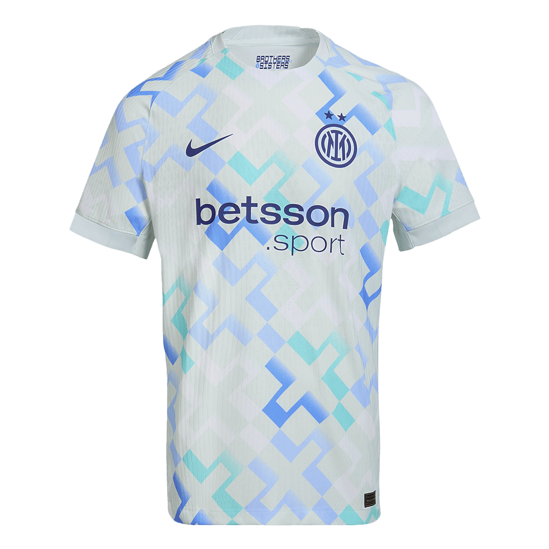 DUMFRIES #2 Inter Milan Mens Away Soccer Jersey 2025/26 Blue - Player Version