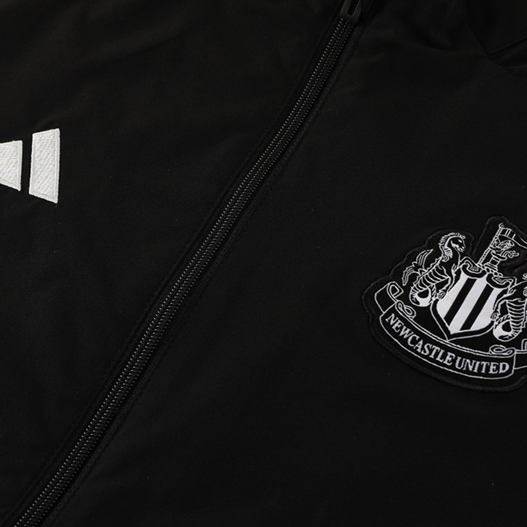 Newcastle United Mens Windbreaker Jacket 2025/26 Black