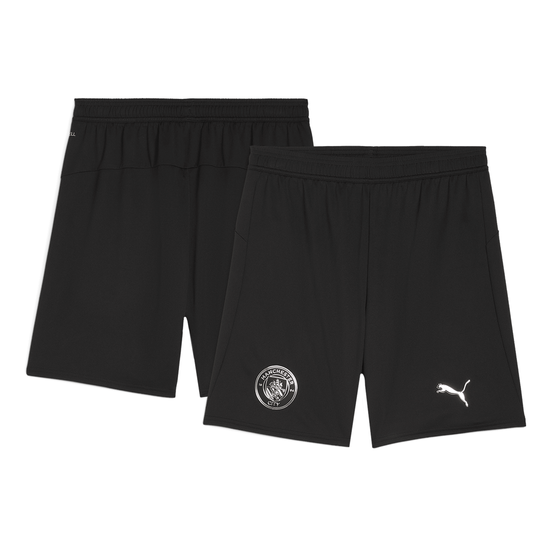 Manchester City Mens Away Soccer Kit 2025/26 Black