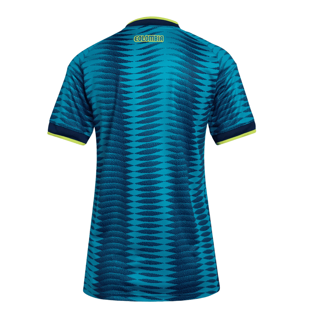 Colombia Womens Away Soccer Jersey World Cup 2026 Blue