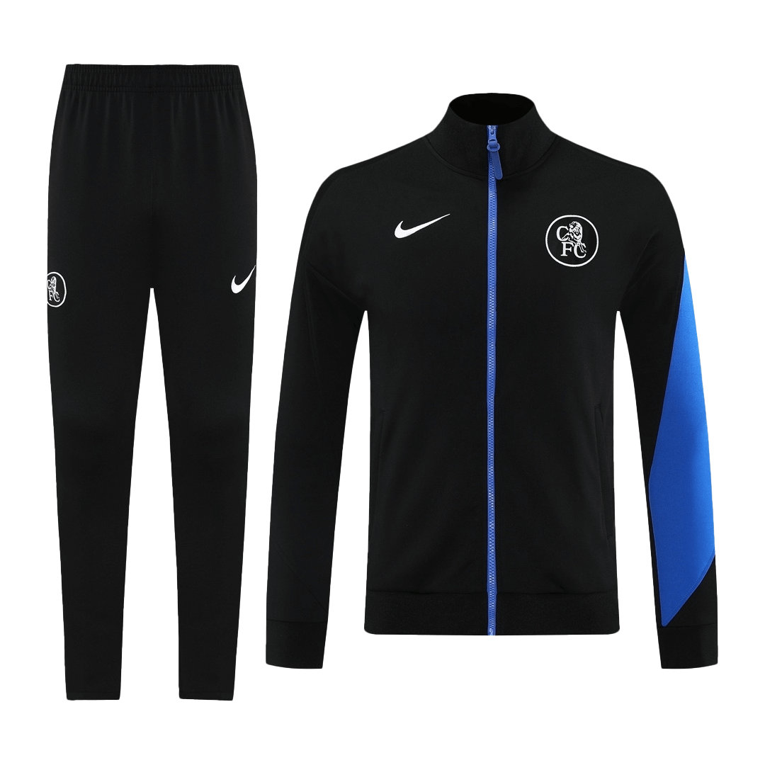 Chelsea Mens Training Tracksuit Kit 2025/26 Black