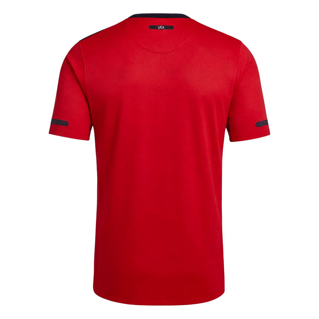 Retro USA Mens Away Soccer Jersey 2011 Red