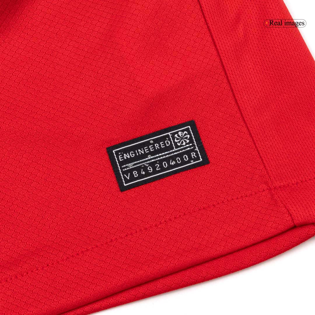 PSG Mens Third Away Soccer Jersey 2025/26 Red