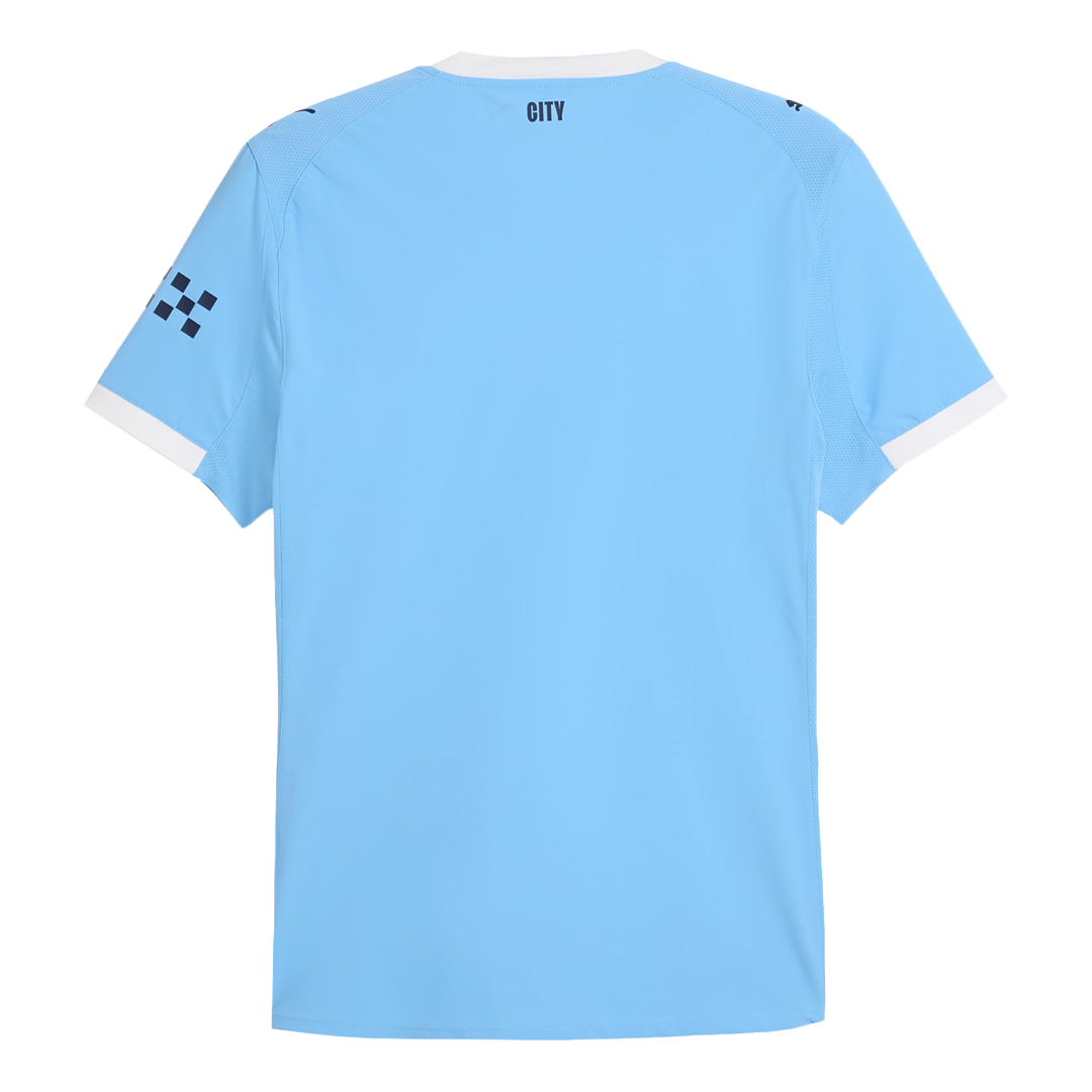 Manchester City Mens Home Soccer Jersey 2025/26 Blue - Player Version