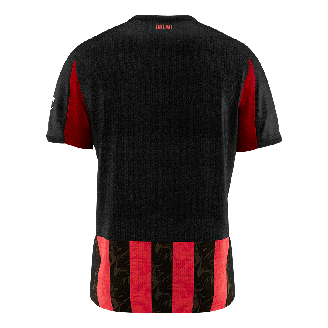 AC Milan Mens Home Soccer Jersey 2025/26 Red&Black [PREMIUM]