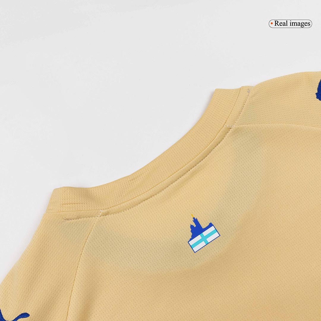 Marseille Mens Fourth Away Soccer Jersey 2025/26 Yellow