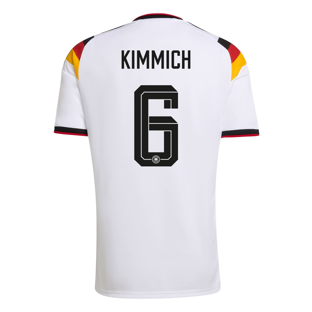 KIMMICH #6 Germany Mens Home Soccer Jersey World Cup 2026 White