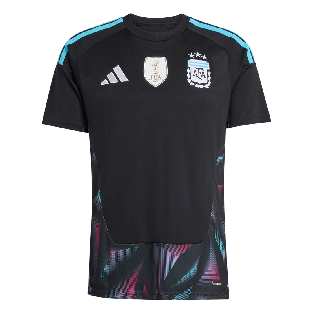 Argentina Mens Soccer Jersey World Cup 2026 Black