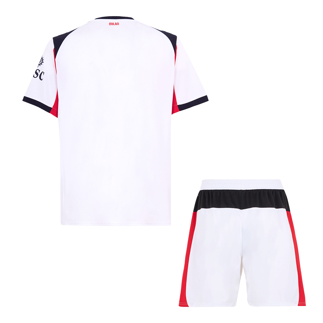 AC Milan Mens Away Soccer Kit 2025/26 White
