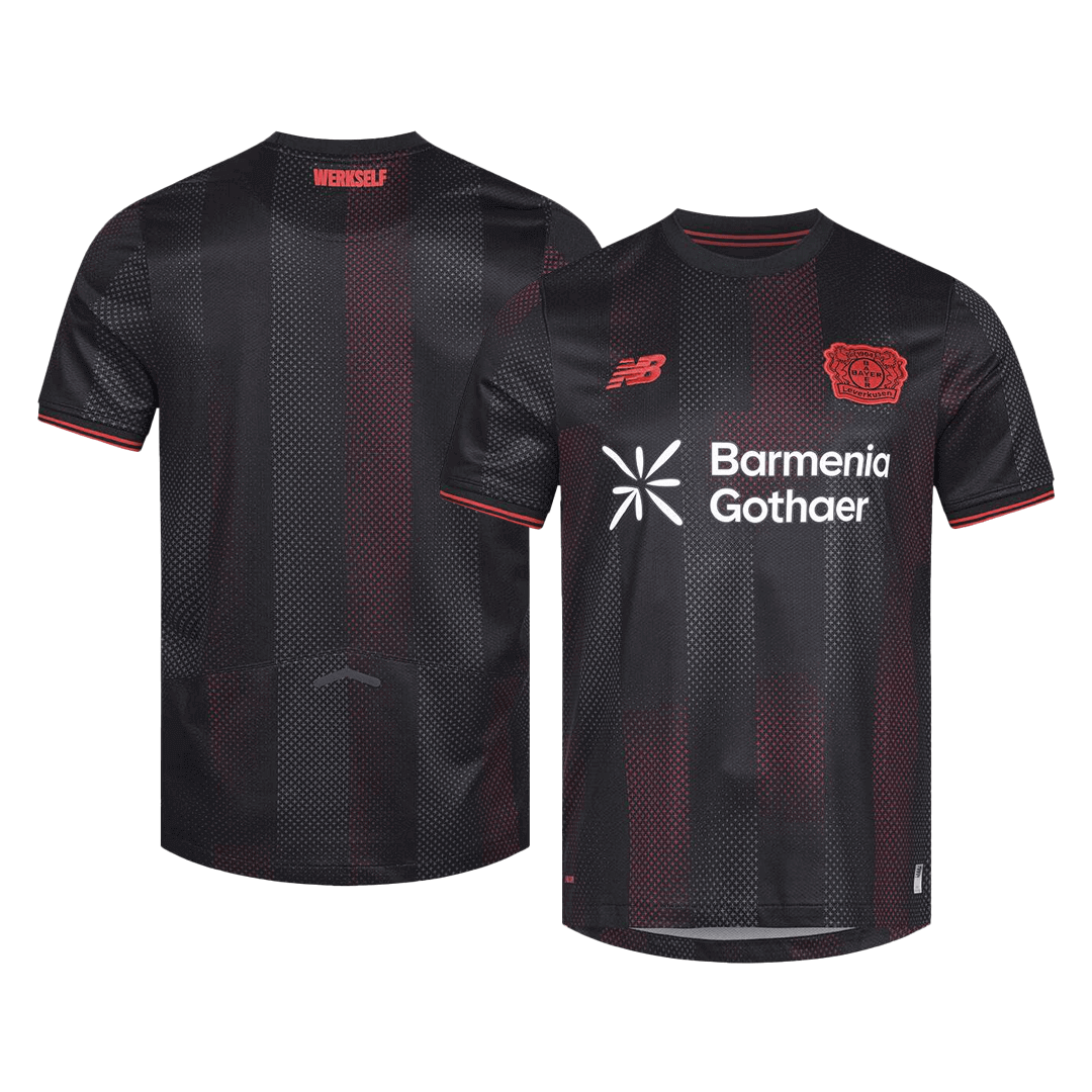 Bayer 04 Leverkusen Mens Home Soccer Jersey 2025/26 Black