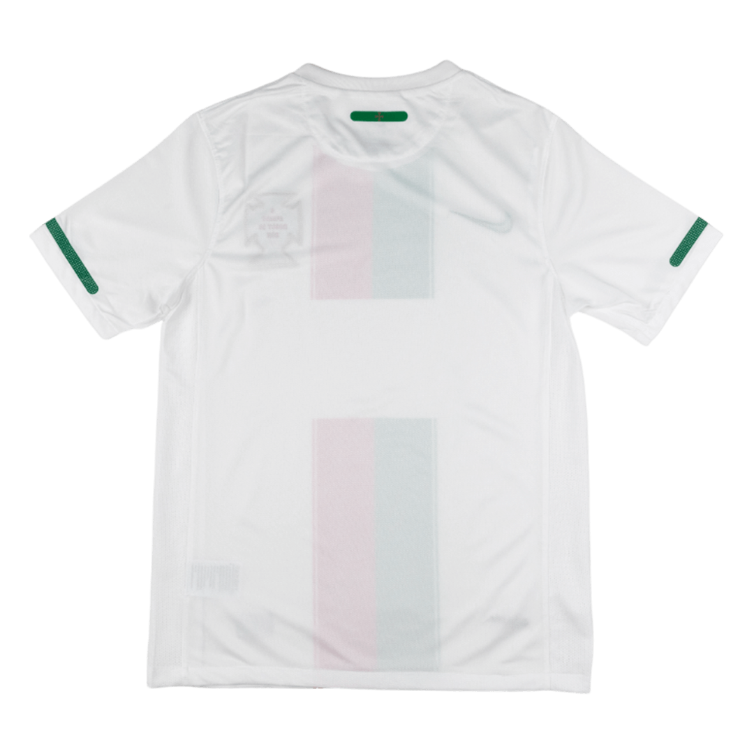 Retro Portugal Mens Away Soccer Jersey 2010 White