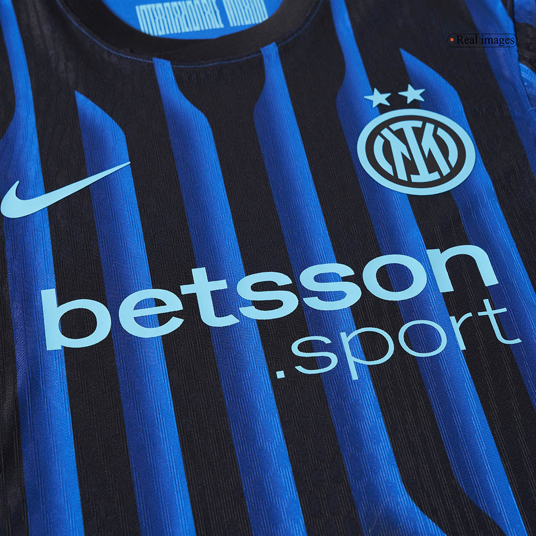 PAVARD #28 Inter Milan Mens Home Soccer Jersey 2025/26 Blue&Black - Player Version