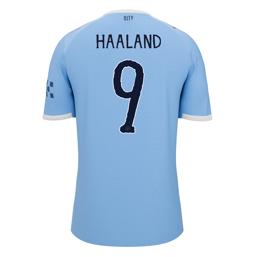 HAALAND #9 Manchester City Mens Home Soccer Jersey World Cup 2025/26 Blue [PREMIUM]
