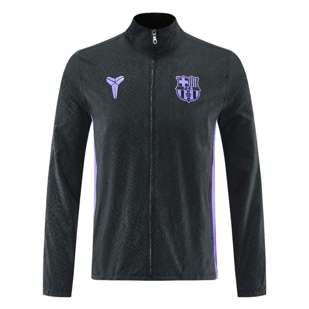 Barcelona Mens Windbreaker Jacket 2025/26 Black