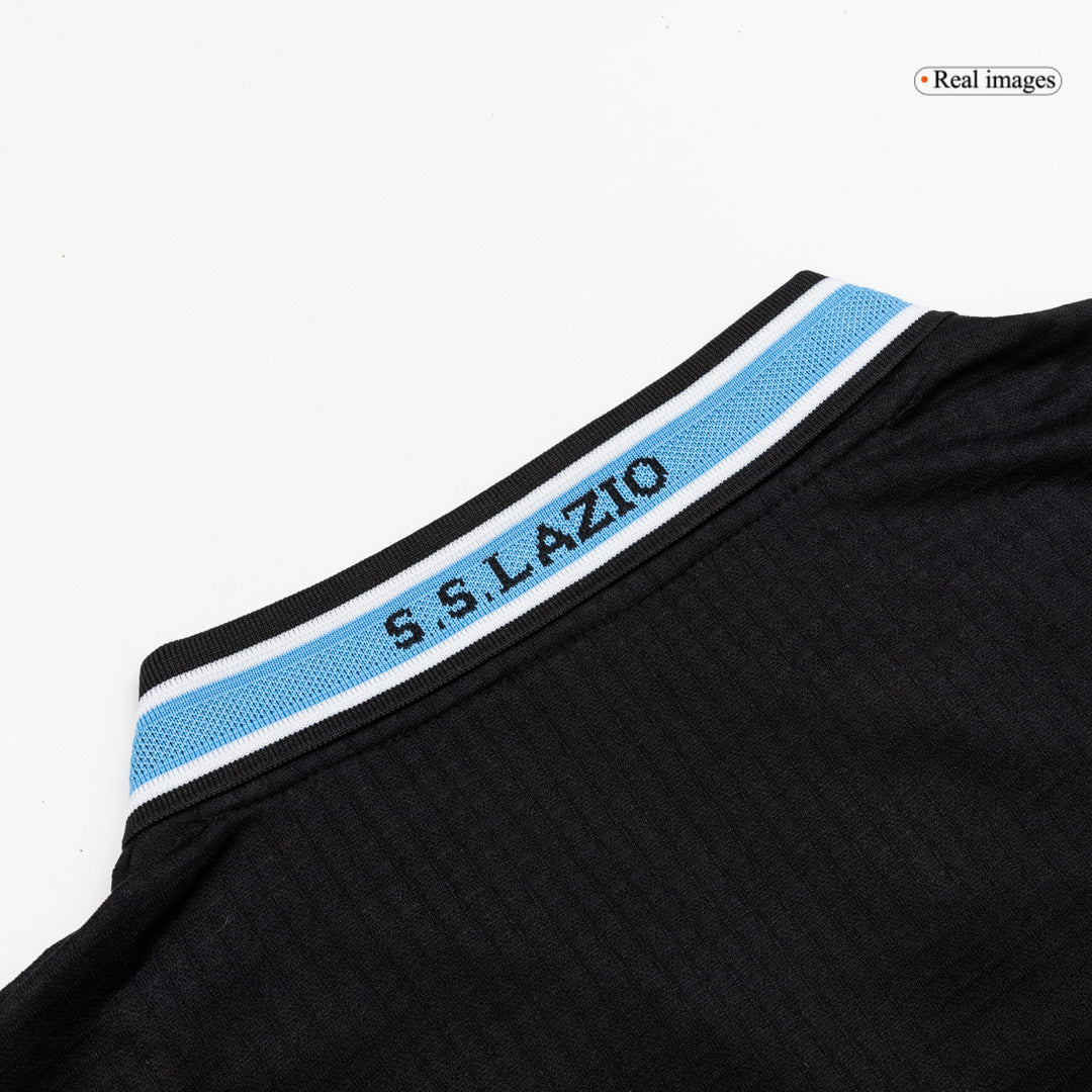 Retro Lazio Mens Away Soccer Jersey 1998/99 Navy