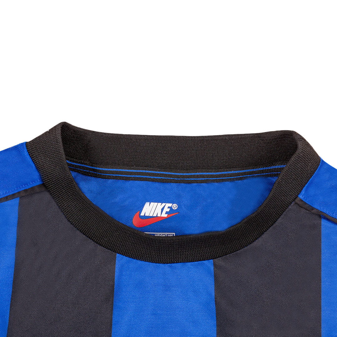 Retro Inter Milan Mens Home Soccer Jersey 1999/00 Blue&Black