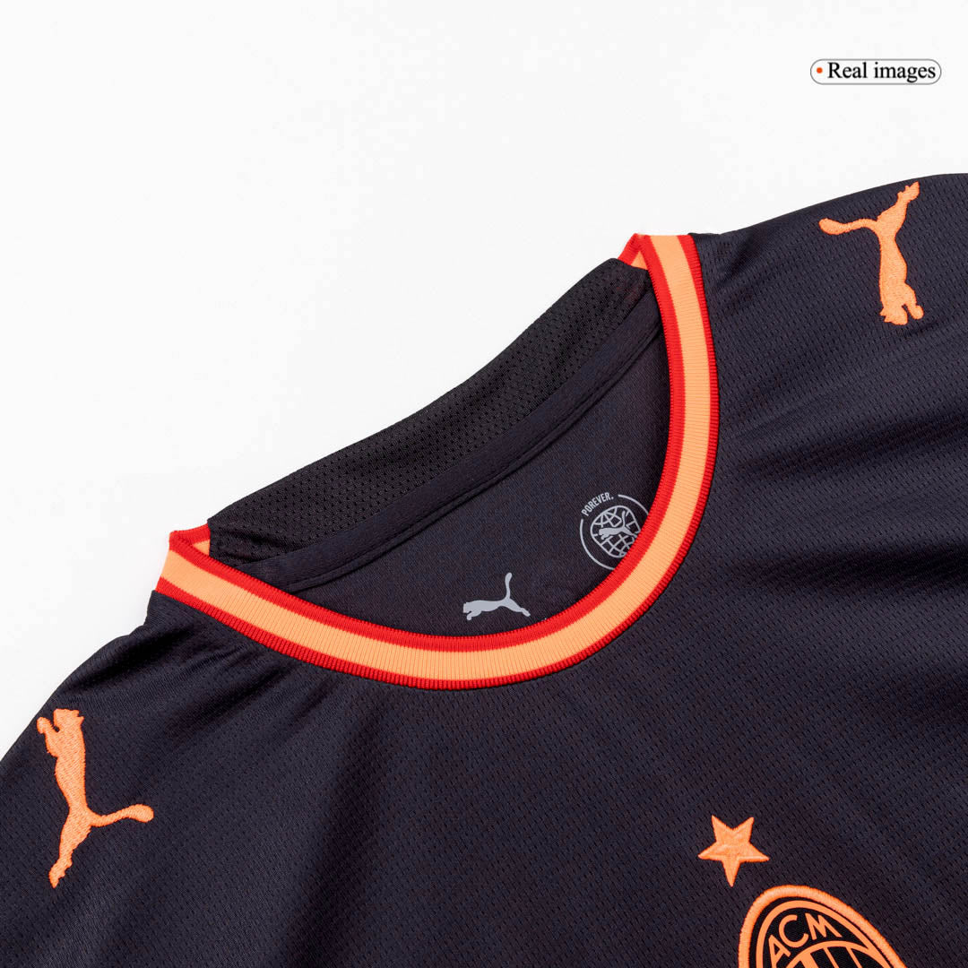 AC Milan Mens Third Away Soccer Jersey 2026/27 Red&Black