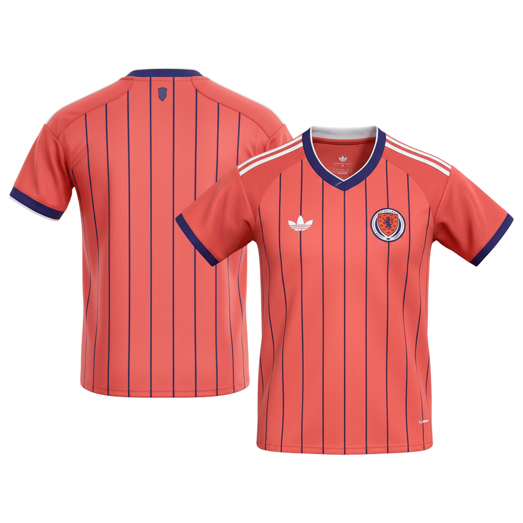Scotland Mens Away Soccer Jersey World Cup 2026 Pink