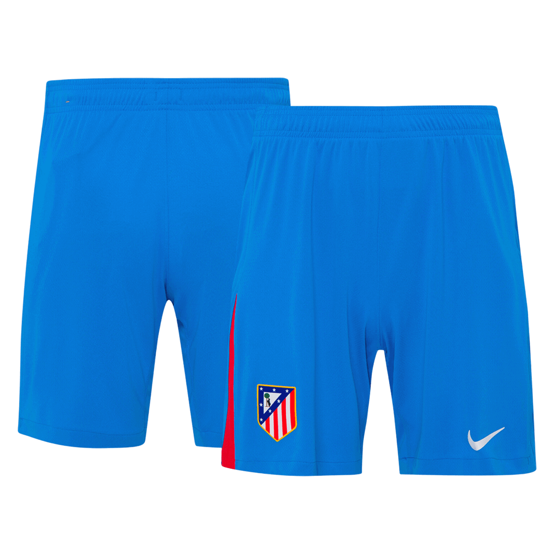 Atletico Madrid Mens Third Away Soccer Shorts 2025/26 Blue