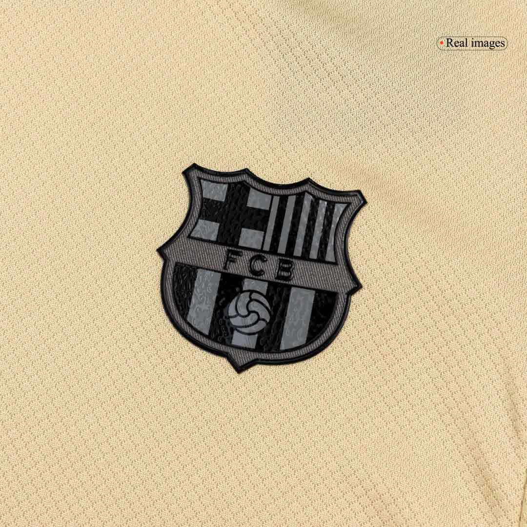 Barcelona Kids Away Soccer Kit 2025/26 Yellow