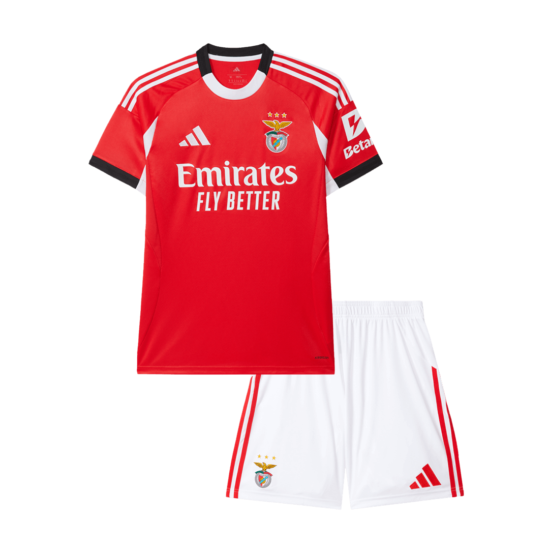 Benfica Kids Home Soccer Kit 2025/26 Red