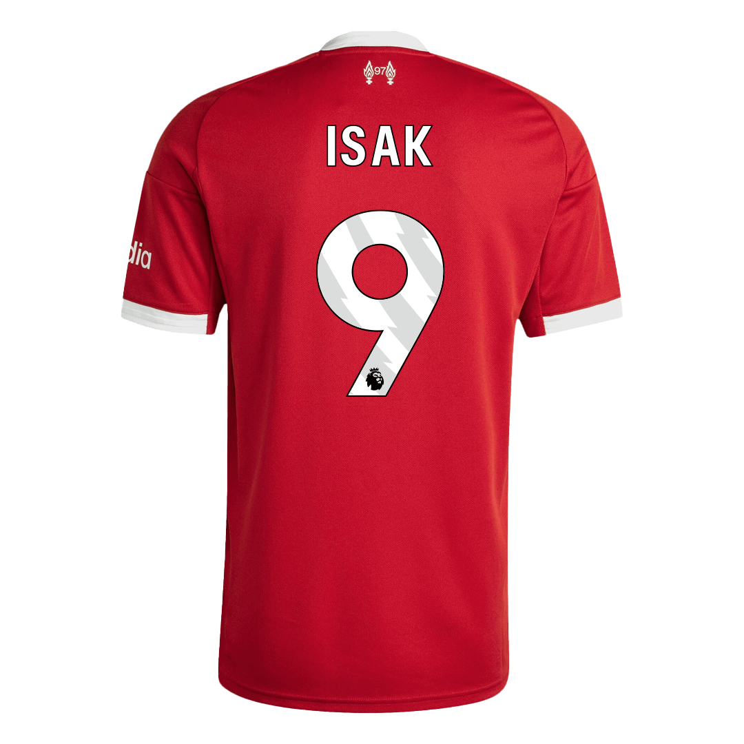 ISAK #9 Liverpool Mens Home Soccer Jersey 2025/26 Red