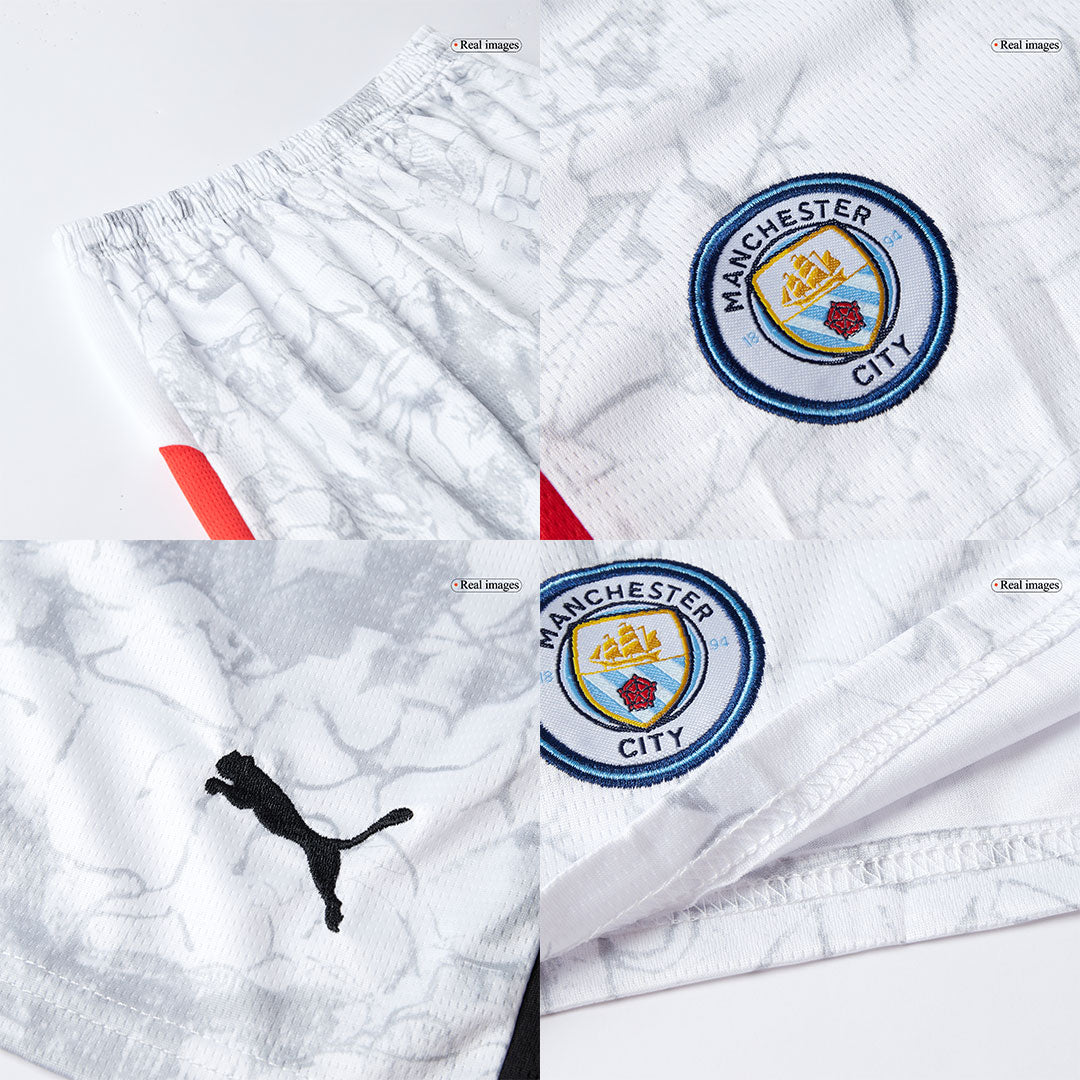 Manchester City Kids Soccer Kit World Cup KidSuper 2025/26 White